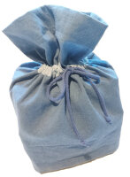 Geschenkbeutel mit Zugband Medium Jeansblau