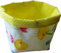 Osterkörbchen Utensilo Küken weiß