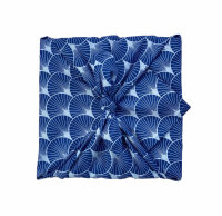 FabRap Furoshiki Tuch Small 35 x 35 cm Indigo Fans