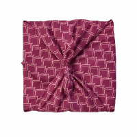 FabRap Furoshiki Tuch Medium 55 x 55 cm Maroon Ogives