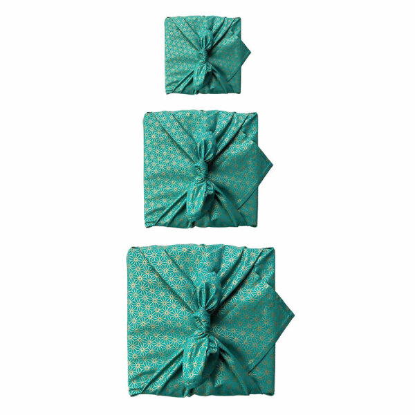FabRap Furoshiki Tücher Jade 3er-Set